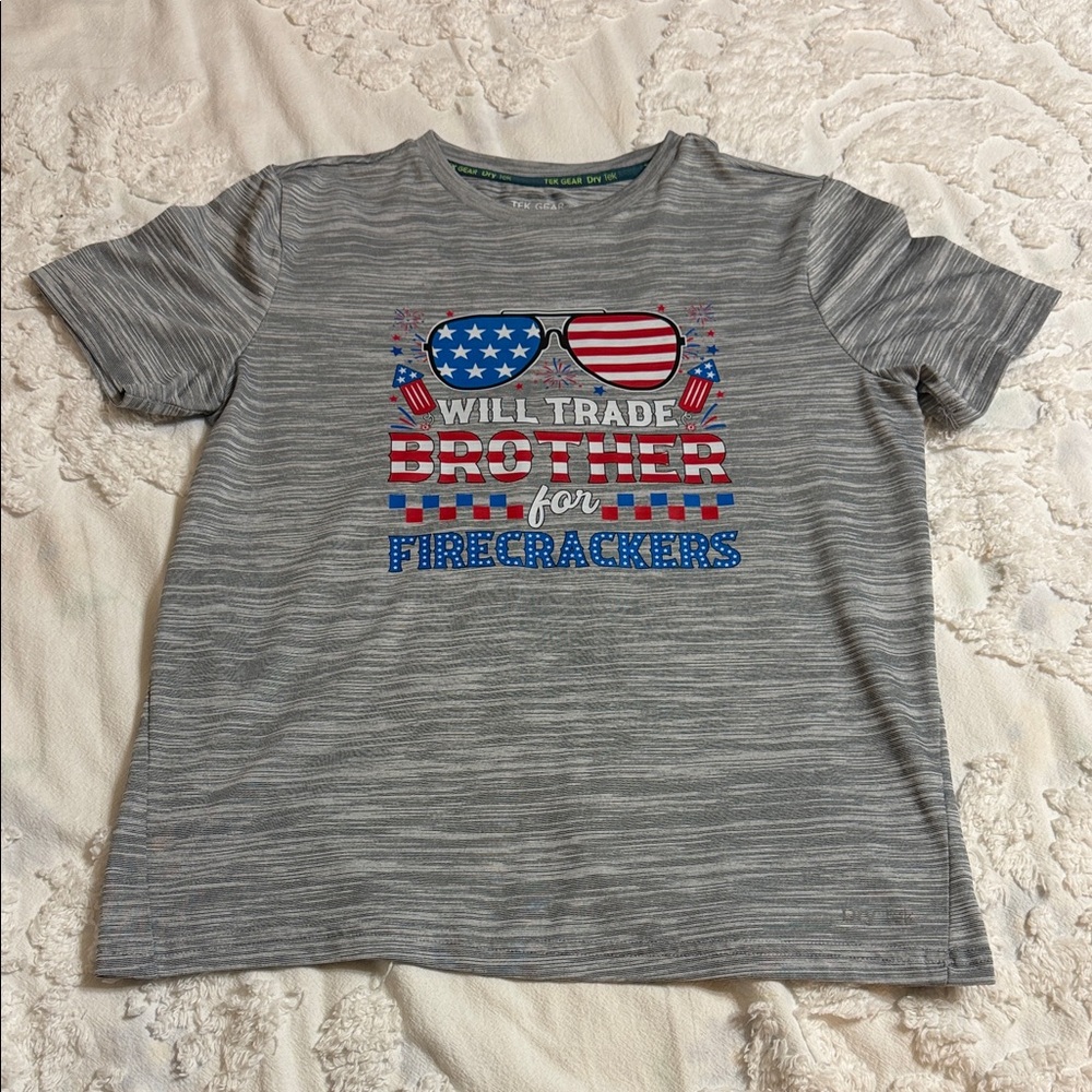 Boys Tek Gear 4th of July t-shirt